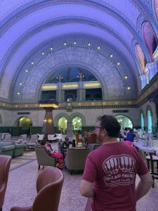 Kevin Coon performing with Felix And Fingers Dueling Pianos at Grand Hall at Union Station in St. Louis, Missouri