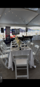 Katie Cronin performing with Felix And Fingers Dueling Pianos at Hyannis Yacht Club in Barnstable, Massachusetts