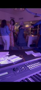 Katie Cronin performing with Felix And Fingers Dueling Pianos at Hyannisport Club in Barnstable, Massachusetts