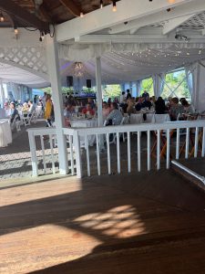 Katie Cronin performing with Felix And Fingers Dueling Pianos at Haley Mansion (CT) in Stonington, Connecticut