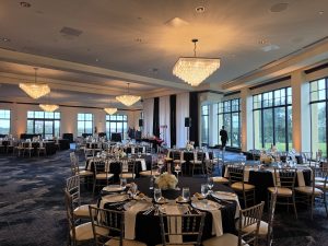 Gabriel Pancerzewski performing with Felix And Fingers Dueling Pianos at Bella Collina Weddings & Events in Montverde, Florida