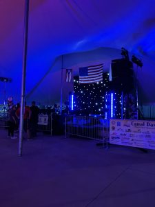 Alyson Massa performing with Felix And Fingers Dueling Pianos at Delphos Main Stage in Delphos, Ohio