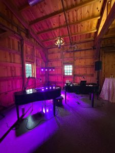 Michelle Bonacquisti performing with Felix And Fingers Dueling Pianos at The First Creek Farm in Kansas City,, Missouri