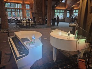 Paul Conceio performing with Felix And Fingers Dueling Pianos at Empire Canyon Lodge in Park City, Utah