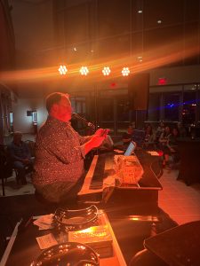 Quinton Zigler performing with Felix And Fingers Dueling Pianos at Kovalchick Convention and Athletic Complex in Indiana, Pennsylvania