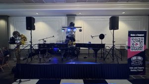 Philip Mahoney performing with Felix And Fingers Dueling Pianos at The Casey Cares Foundation in Sarasota, Florida