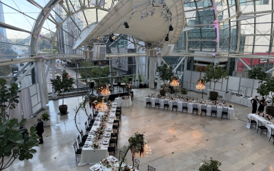 September Sparked the Dance Floor at an Indianapolis Artsgarden Wedding